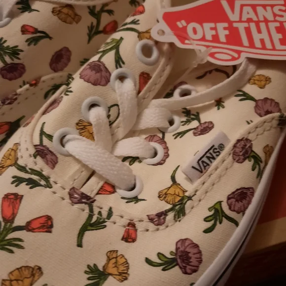 Vans Authentic Poppy Floral Sneaker - Picture 4 of 5